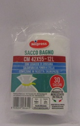 [0023054501] MIGROSS SACCO BAGNO BIANC.42X55 X30